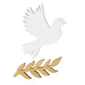 Santex - Confettis En Bois - Colombe - Party Shop