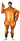 Rasta Imposta - Costume Adulte Dinde Rôtie - Party Shop