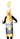 Rasta Imposta - Corona Extra beer bottle with lime costume for adults – funny Halloween beer outfit, one size - Party Shop