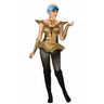 RUBIES - Corset Futuristique Or - Party Shop