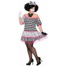 RUBIES - Costume Adulte - Clown Harlequin Taille Plus - Party Shop