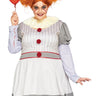Leg Avenue - Costume Adulte - Creepy Clown Plus - Party Shop