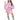 seeing red - Costume Adulte - Robe Disco année 70 Rose - Party Shop