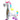studio Halloween - Costume Adulte Gonflable - Licorne À 4 Pattes - Party Shop
