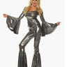 underwraps - Costume Adulte - Jumpsuit Disco Argent - Party Shop