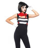 Leg Avenue - Costume Adulte - Mime Merveilleuse - Party Shop