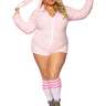 Leg Avenue - Costume Adulte Plus - Lapin Ultra Doux - Party Shop