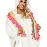Leg Avenue - Costume Adulte - Poncho Lama - Party Shop