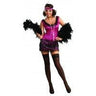 RUBIES - Costume Adulte - Robe Flapper Rose - Party Shop