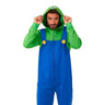 opposuits - Costume Adulte - Combinaison - Une Pièce -  Luigi - Party Shop