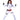 RUBIES - Costume Enfant Deluxe - Black Widow Ensemble Blanc - Party Shop