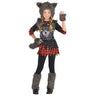 Amscan - Costume Enfant Fille - Loup - Party Shop