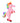 studio Halloween - Costume Gonflable Adulte - Licorne Rose - Party Shop