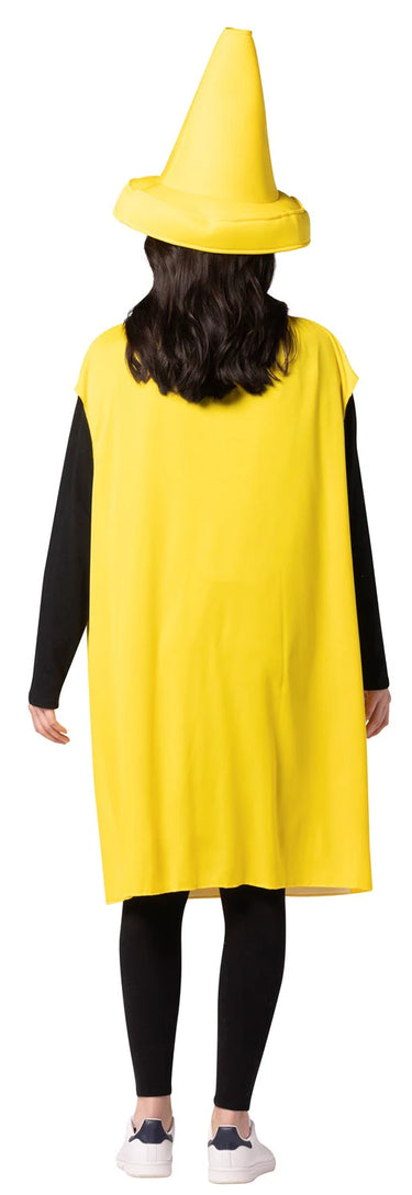 Rasta Imposta - Adult Yellow Mustard Costume – Funny and colorful food-themed outfit for Halloween, carnival, or party. One size, comfortable. Fast shipping Party Shop. - Party Shop