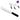 MOM - Couteaux de boucher (4 assorties) - Party Shop