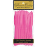 Amscan - Couteaux De Plastique Premium (20) - Rose Foncé - Party Shop
