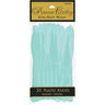 Amscan - Couteaux De Plastique Premium (20) - Turquoise - Party Shop