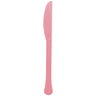 Amscan - Coutellerie De Plastique (20) - Couteau - Rose - Party Shop