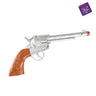 MOM - Cowboy gun toy 29x8x4 cm. Western accessory for Halloween costume, carnival, cosplay or country themed party. Perfect cowboy prop Party Shop - Party Shop