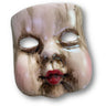 Creepy doll face mask with realistic vintage look – adult size Halloween accessory - Funworld - Party Shop