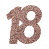 Santex - Déco À Parsemer Rose Gold 18 Ans (6) - Party Shop