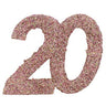 Santex - Déco À Parsemer Rose Gold 20 Ans (6) - Party Shop