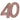 Santex - Déco À Parsemer Rose Gold 40 Ans (6) - Party Shop