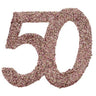 Santex - Déco À Parsemer Rose Gold 50 Ans (6) - Party Shop