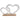 Santex - Décor Coeurs Blancs Blanc 22 X 4 X 15.5 Cm - Party Shop