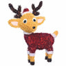 Amscan - Décoration De Noël 3-D - Renne Avec Chapeau (11 1/2" X 13 1/2") - Party Shop