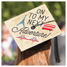 Amscan - Décoration Pour Chapeau De Graduation - On To My Next Adventure - Party Shop