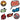 Amscan - Décoration Vinyle 8 3/4"W X 9 1/2"H  (2) - Marvel Avengers - Party Shop