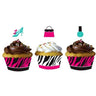 Creative Converting - Decorations Pour Petits Gateaux Zebre (24) - Party Shop