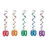 Beistle Co. - Decorations Spiralees 60 Ans (5) - Party Shop