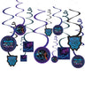 Amscan - Décorations Suspendues (12) - Black Panther - Party Shop