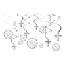 Amscan - Décorations Suspendues (12) - God Bless - Party Shop