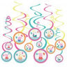 Amscan - Décorations Suspendues Spirales (12) - Peppa Pig - Party Shop