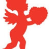 Beistle Co. - Découpage Cupidon 13" - Party Shop