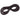 RUBIES - Demi-Masque Noir - Party Shop