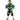 InSpirit - Demon Slayer Tanjiro kids costume with green and black checkered cloak, black uniform top, pants, and belt – perfect for anime cosplay or Halloween - Party Shop