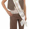 Beistle Co. - Echarpe ''Bridesmaid'' - Blanc Et Or - Party Shop
