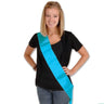 Beistle Co. - Écharpe/Sash - Satin Turquoise - Party Shop