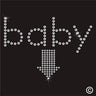 Amscan - Écusson Adhésif Faux Brillants Baby - Party Shop