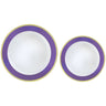 Amscan - Emballage Multiple D'Assiette De Plastique - Nouveau Mauve - Party Shop