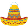 Amscan - Enseigne Scintillante - Sombrero Fietsa - Party Shop