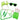 Karnival Costumes - Ensemble Accessoires Année 80 Vert - Party Shop