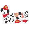 Amscan - Ensemble Cartons Et Collants (4) - Premier Répondants - Party Shop