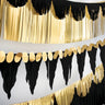 Amscan - Ensemble De Bannière À Frange Forme Multiple - Noir - Party Shop