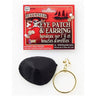 RUBIES - Ensemble De Boucle D'Oreille Et Cache oeil - Party Shop