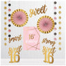 Amscan - Ensemble De Décorations (12) - Sweet 16 - Party Shop